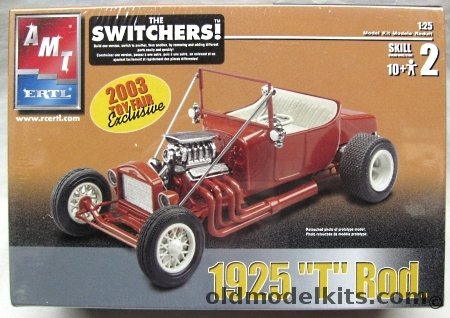 AMT 1/25 1925 Ford 'T' Rod Coupe or Convertible - Switchers Issue, 38018 plastic model kit